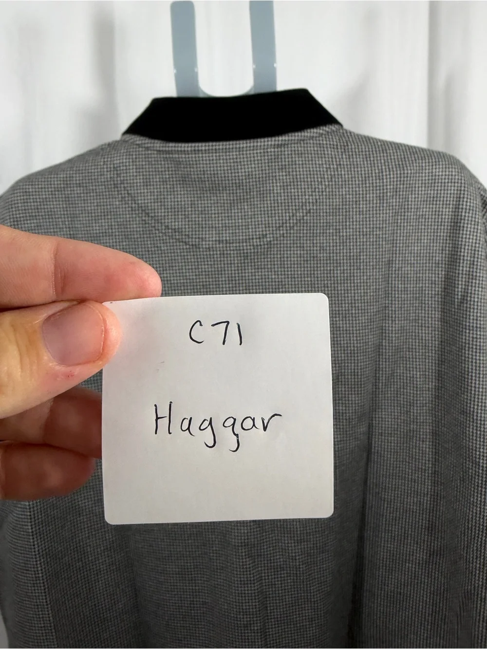 NWT Haggar Women’s Size XXL Soft Black & White Zip Up Polo